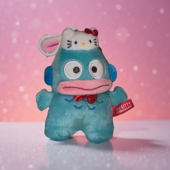 HuangShi Hello Kitty 50Th Anniversary Limited Hangyoden BackPack Keychain - Picture 1 of 4